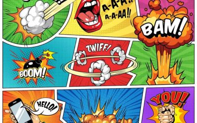 The emotions in comics