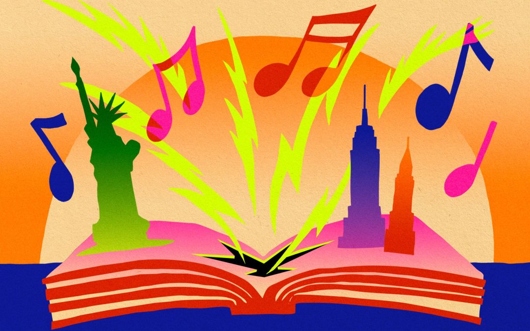 Pages to albums: Bridging american literature with american music